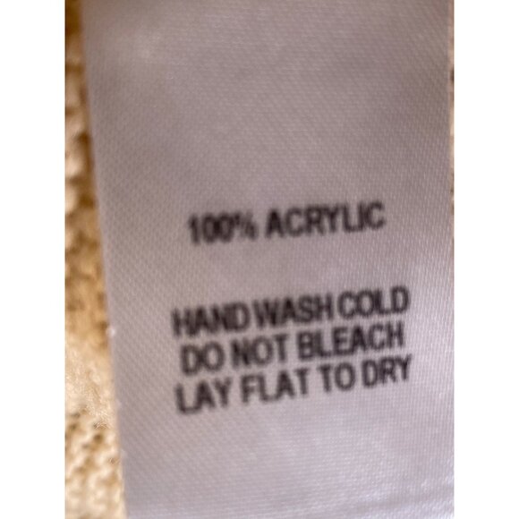 Lulus Medium Beige Open Cardigan Pockets Casual Comfort Layer - Picture 4 of 5